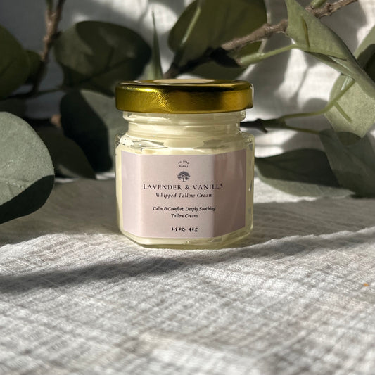 Whipped Tallow Cream Lavender Vanilla